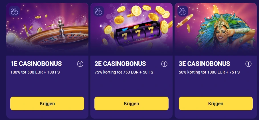 igobet casino welkomstpakket